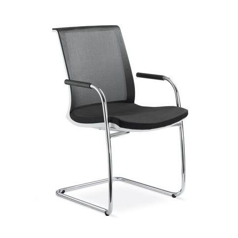 LD seating Konferenční židle LYRA NET 213-KZ s bílými plasty LD.213-KZ - Pěkný-nábytek.cz