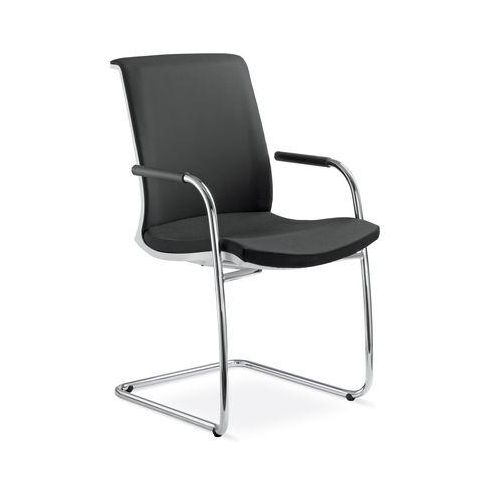 LD seating Konferenční židle LYRA NET 214-KZ s bílými plasty LD.214-KZ - Pěkný-nábytek.cz