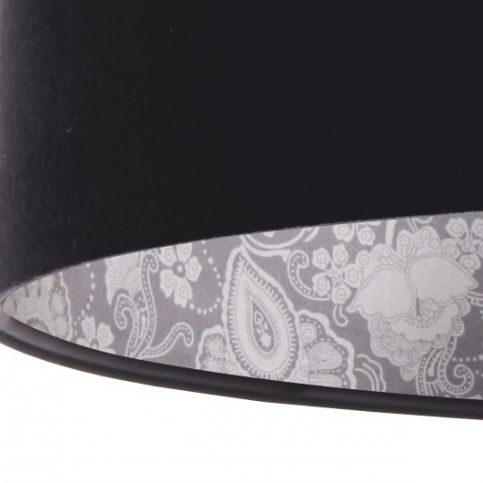 Svítidlo textilní Gardenia Black závěsné - Homedesign-shop.com
