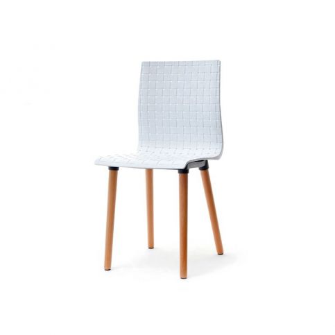 design4life Jídelní židle KAZETO ve skandinávském stylu Bílá - Design4life