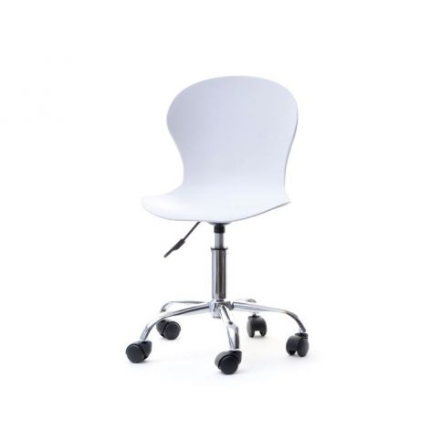 design4life Dětská otočná židle CROCO Bílá - Design4life