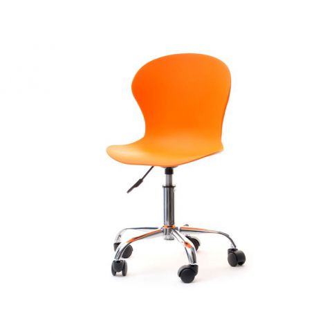 design4life Dětská otočná židle CROCO Oranžová - Design4life
