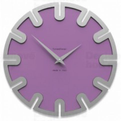 CalleaDesign 10-017 Roland fialová klasik-73 - ral4005 35cm nástěnné hodiny - VIP interiér
