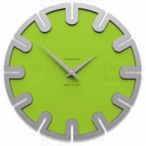 CalleaDesign 10-017 Roland zelené jablko-76 35cm nástěnné hodiny - VIP interiér