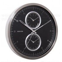 Designové nástěnné hodiny KA5508BK Karlssson 50cm - FORLIVING