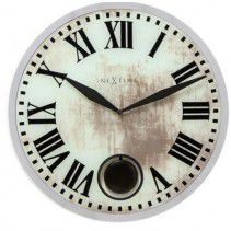 NeXtime Designové nástěnné kyvadlové hodiny 8162 Nextime Romana 43cm - NP-DESIGN, s.r.o.