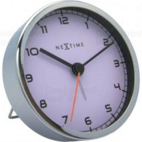 NeXtime Designový budík 5194wi Company Alarm 9cm budík - VIP interiér