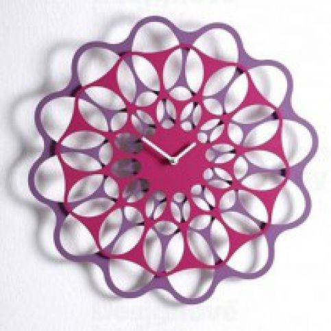 Diamantini&amp;Domeniconi violet/magenta 40cm nástěnné hodiny - VIP interiér