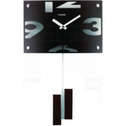 Twins 5090 black 30cm nástěnné hodiny - VIP interiér