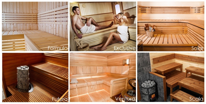 Typy interiéru v sauně - Sauna.cz