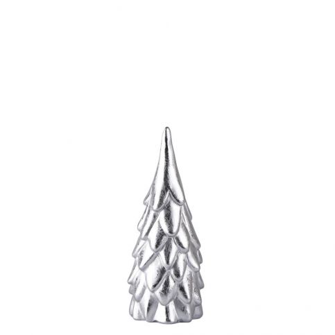 Dekorativní soška ve stříbrné barvě KJ Collection Tree Silver, 16 cm - Bonami.cz