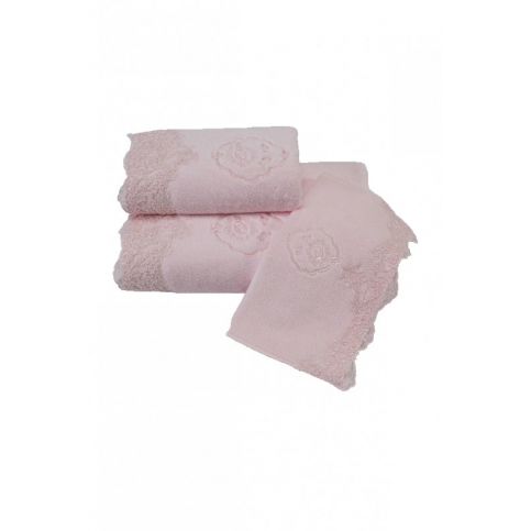 Soft Cotton Luxusní malý ručník DIANA 32x50 cm Růžová - VIP interiér