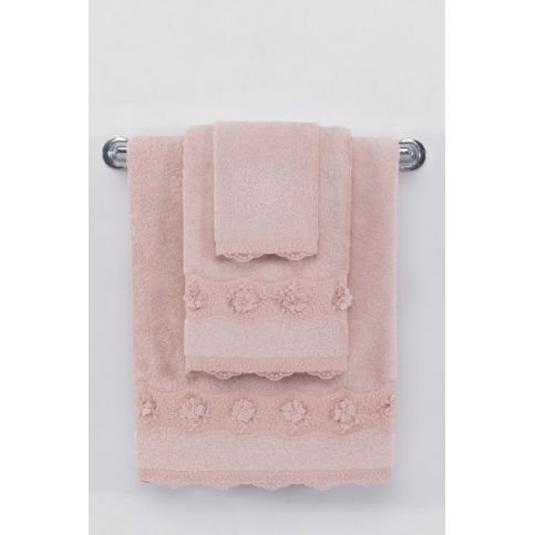 Soft Cotton Luxusní ručník YONCA 50x100 cm Starorůžová - VIP interiér