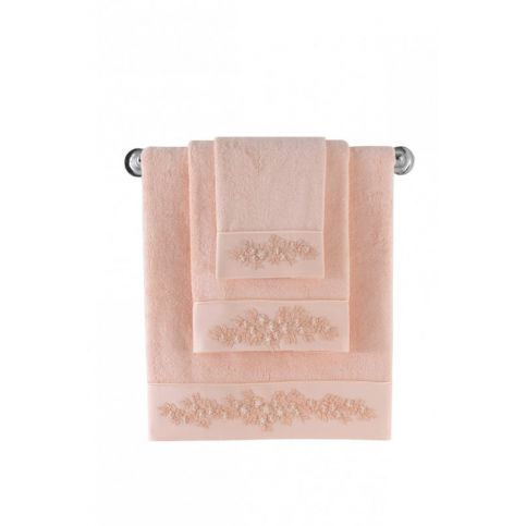 Soft Cotton Malý bambusový ručník MASAL 32x50cm Lososová - VIP interiér