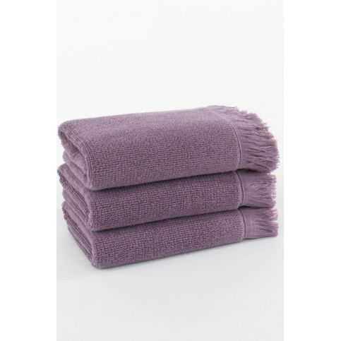 Soft Cotton Malý ručník FRINGE 32x50 cm Fialová / Lila - VIP interiér