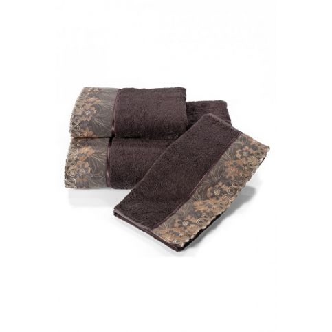 Soft Cotton Malý ručník LALEZAR 32x50 cm Tmavě hnědá - VIP interiér