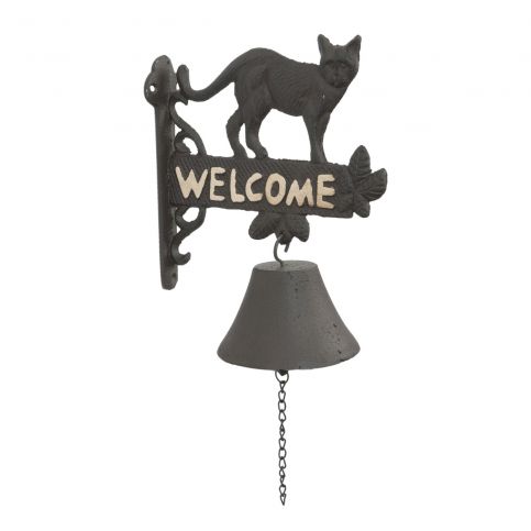 Zvonek s kočičkou - 20*11*25 cm Clayre & Eef - LaHome - vintage dekorace