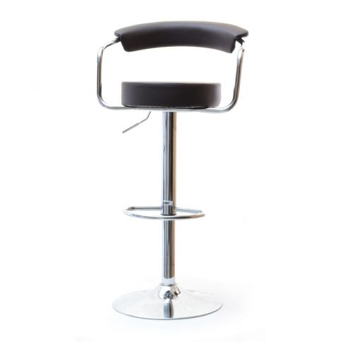 design4life Barová otočná židle MERIT Hnědá - Design4life