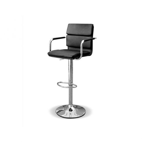 design4life Barová otočná židle VENTURA Černá - Design4life