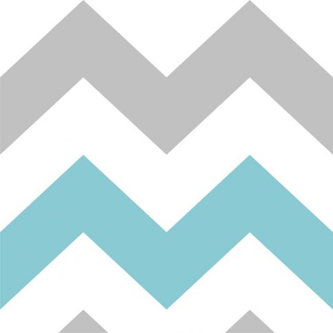 Tapety Chevron Grey & White & Blue - Homedesign-shop.com