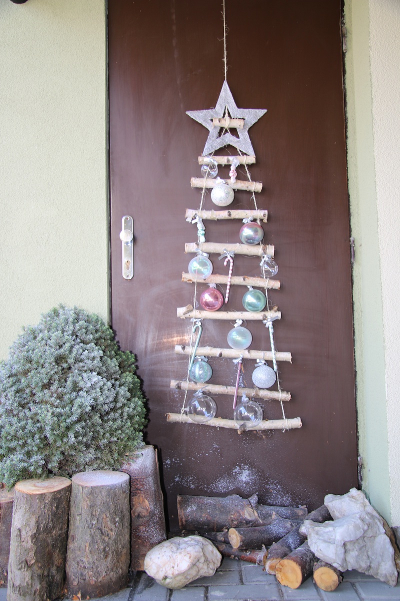 Vánoční dekorace - závěsný dekorační stromeček - Glassor s.r.o.