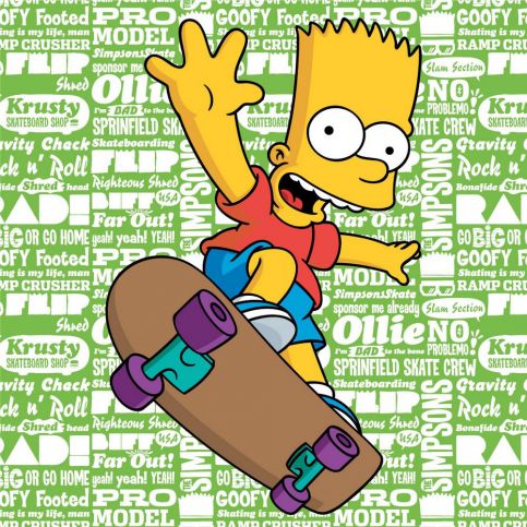 Jerry Fabrics Polštářek Simpsons Bart 2016 40x40 cm - 4home.cz