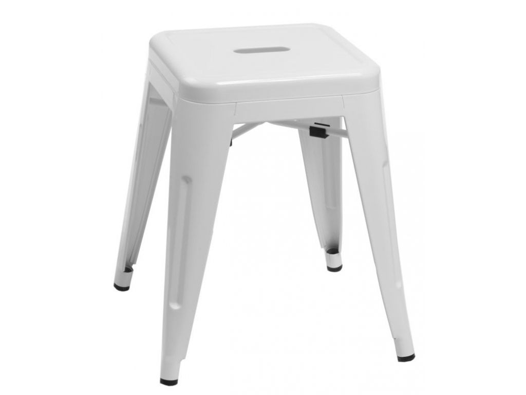 Židle Paris inspirovaná Tolix bílá  - 96design.cz