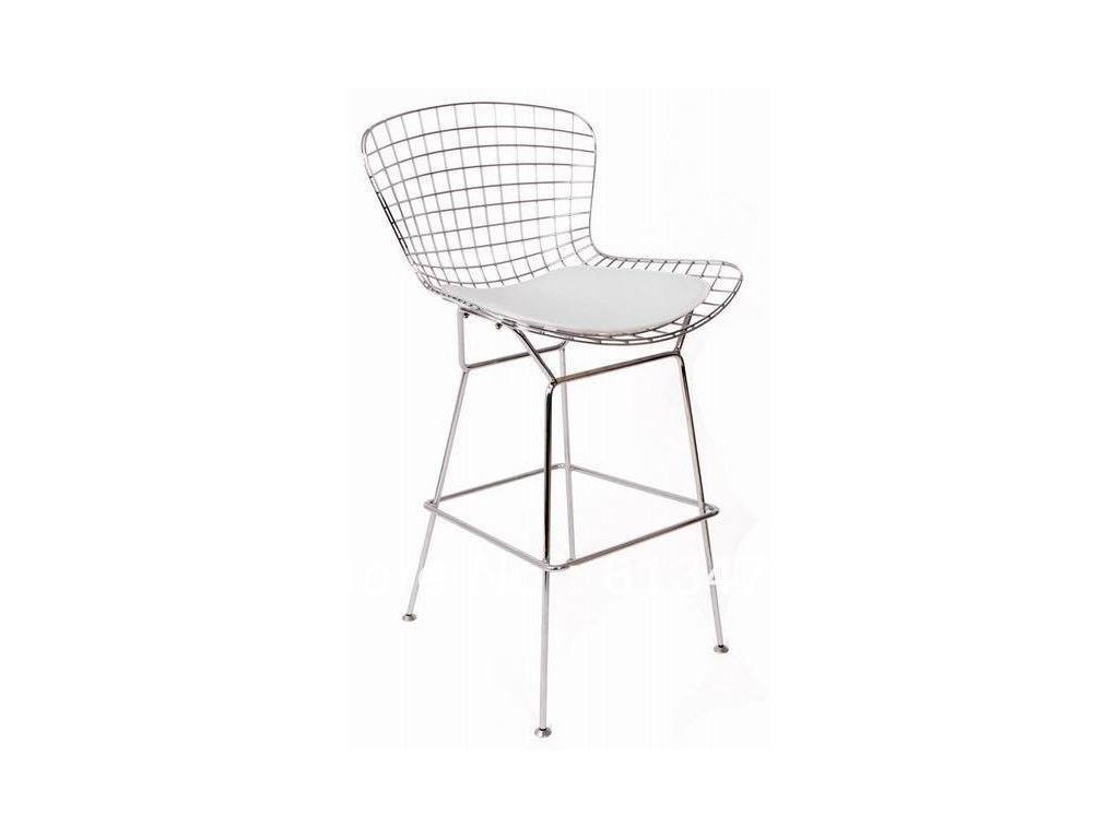 Barová židle Harry inspirovaná Diamond bílá  - 96design.cz