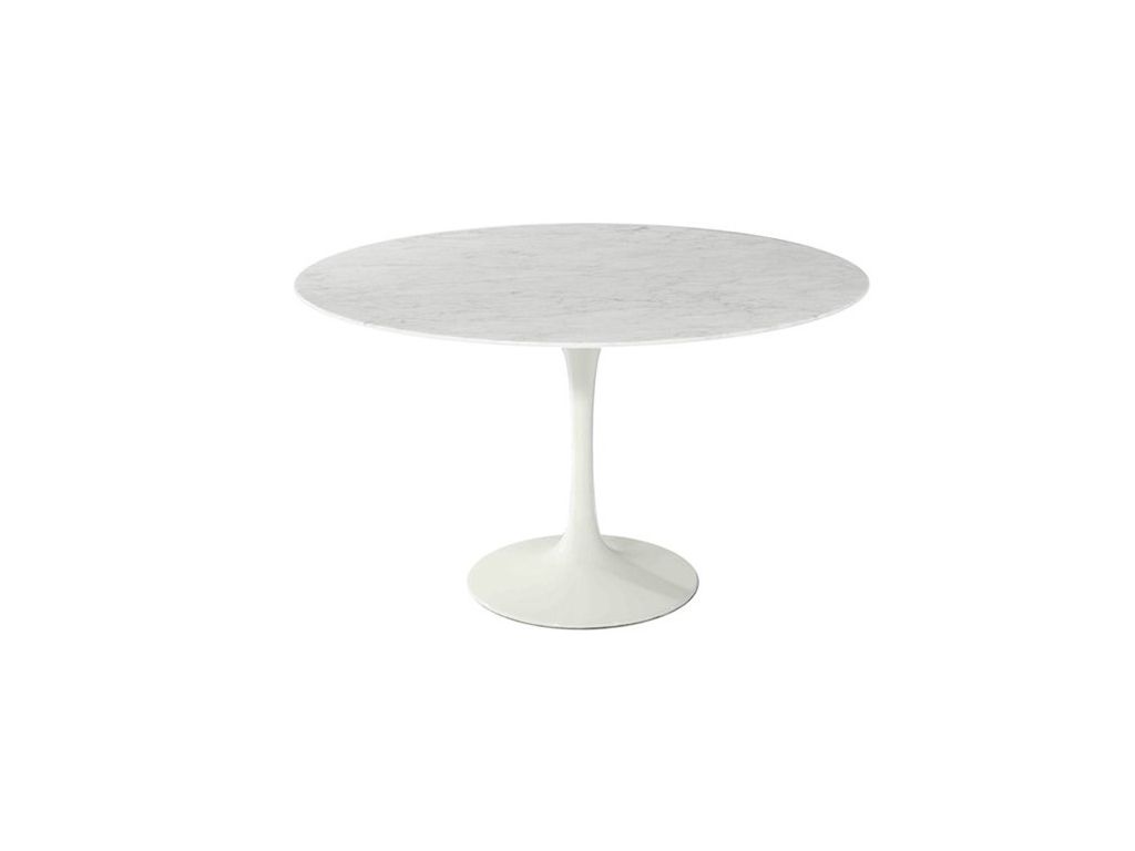 Jídelní stůl Fiber 120 inspirovaný Tulip Table mramor  - 96design.cz