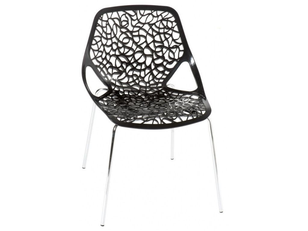 Jídelní židle čepele inspirovaná Caprice černá  - 96design.cz