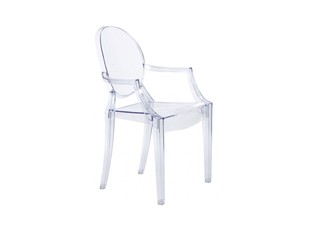 Jídelní židle Royal inspirovaná Louis Ghost transparentní  - 96design.cz