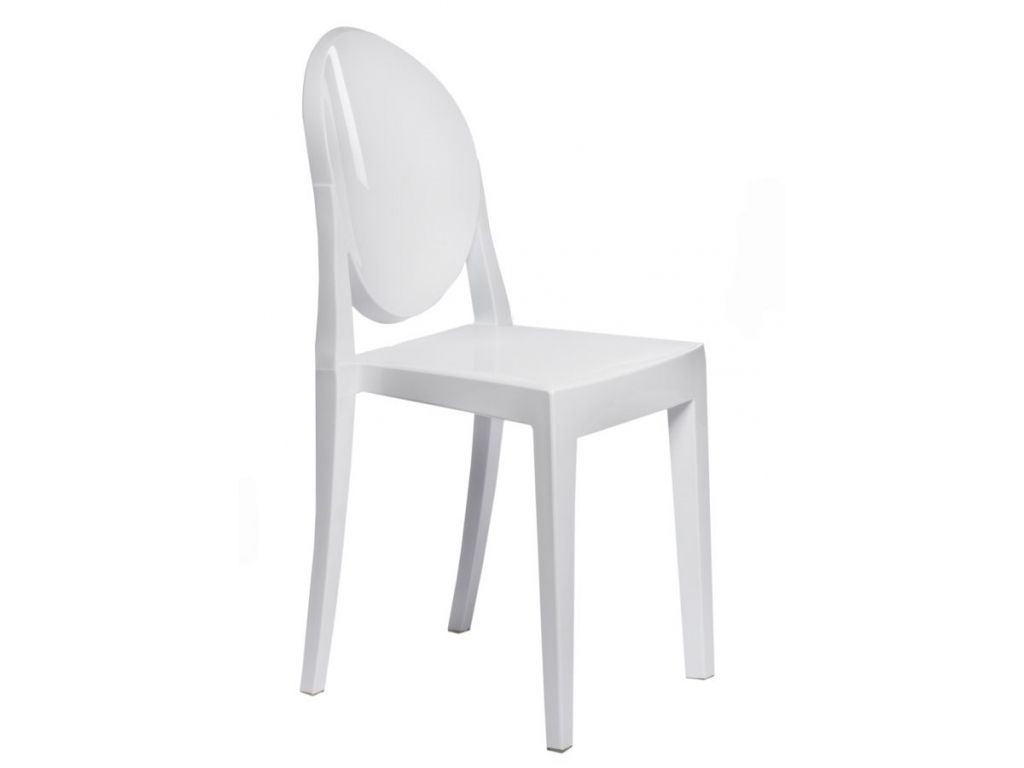 Jídelní židle Viki inspirovaná Victoria Ghost bílá  - 96design.cz