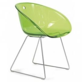 Pedrali Zelená plastová jídelní židle GLISS 921