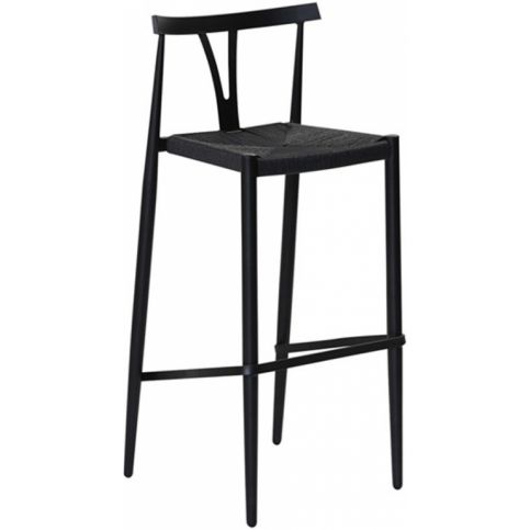Barová židle DanForm Alfa, černá DF204020501 DAN FORM - Designovynabytek.cz