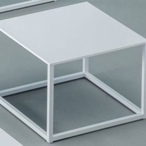 Konferenční stolek Code 50x50x36 cm (Bílá)  - Designovynabytek.cz