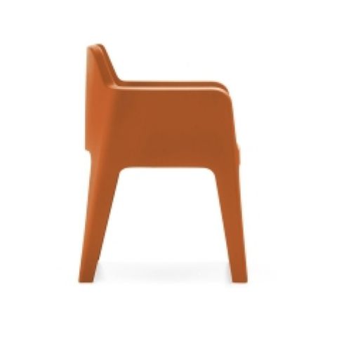 Designová plastová židle PLUS 630 (Oranžová)  PLUS 630 Pedrali - Designovynabytek.cz