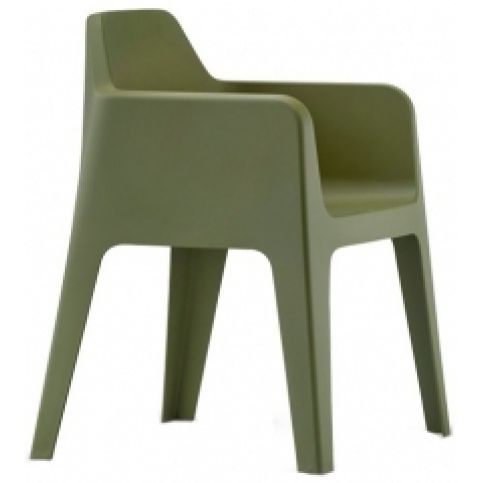 Designová plastová židle PLUS 630 (Zelená)  PLUS 630 Pedrali - Designovynabytek.cz
