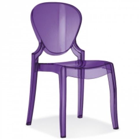 Židle Queen 650 (Fialová)  QUEEN 650 T Pedrali - Designovynabytek.cz