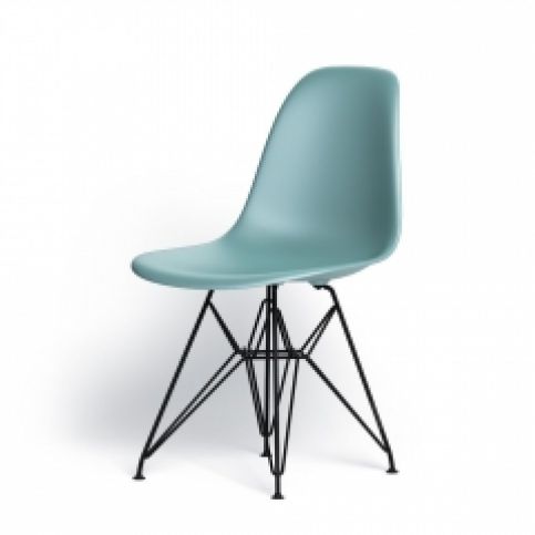Židle DSR, ocean (RAL 9005)  - Designovynabytek.cz