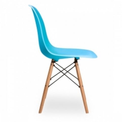 Židle DSW, sky blue (Buk)  - Designovynabytek.cz