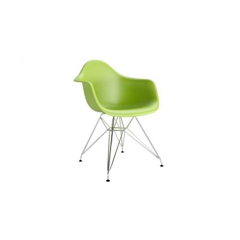 Designová židle DAR, zelená (RAL 9005)  - Designovynabytek.cz
