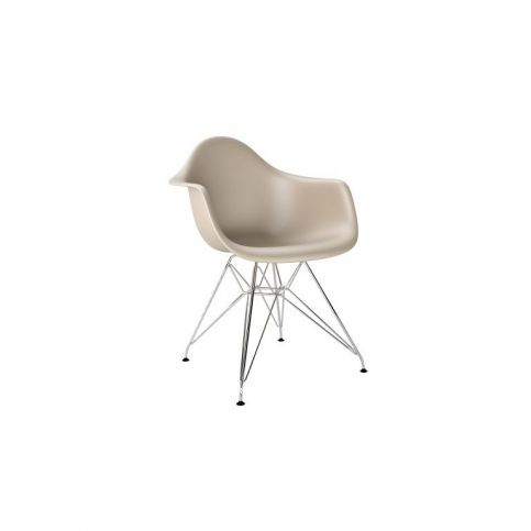 Designová židle DAR, béžová (RAL 9005)  - Designovynabytek.cz