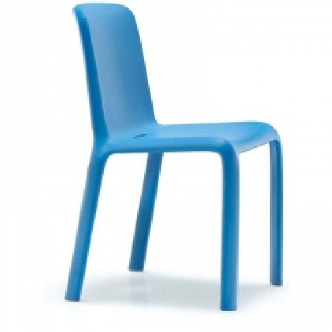 Židle SNOW 300 (Modrá)  P_snoe300/bila Pedrali - Designovynabytek.cz