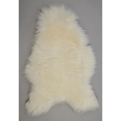 Bílá ovčí kožešina s dlouhým chlupem Ptelja, 110 x 60 cm - Bonami.cz