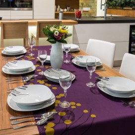 Marimekko ubrus na stůl Lumimarja 160 x 250 cm, fialový