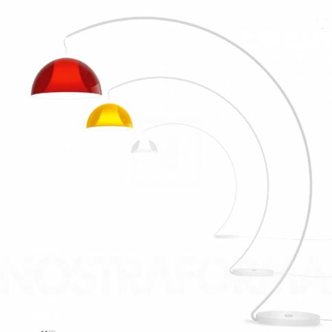 Lampa Pedrali L002T/BA (Transparentní červená)  - Designovynabytek.cz
