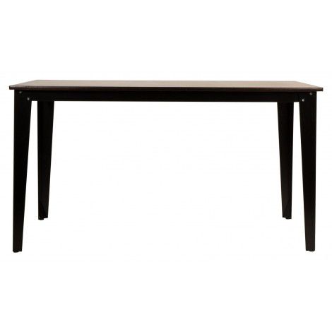 Dřevěný jídelní stůl s čenými nohami Dutchbone Scuola, 140 x 70 cm - Bonami.cz