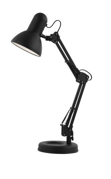 Globo 24880 stolní lampa Famous 1x40W | E27 - vypínač na těle, nastavitelné, černá - Dekolamp s.r.o.