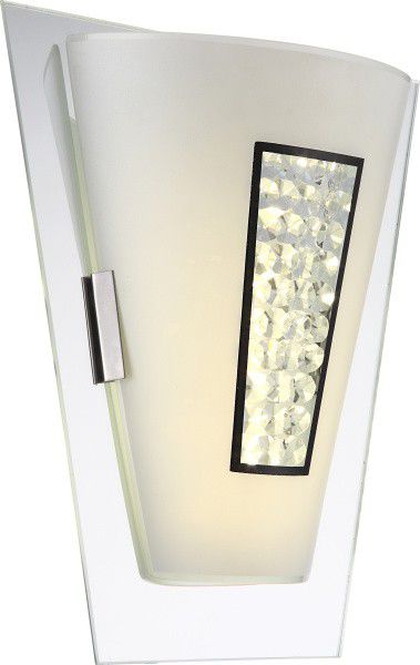 Globo 48240W LED nástěnné svítidlo Amada 1x8W | 640lm | 4000K - chrom - Dekolamp s.r.o.