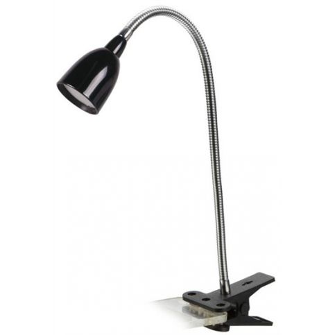 LED stolní lampička se skřipcem, 2.5W, 3000K, clip, černá barva - Rozsvitsi.cz - svítidla